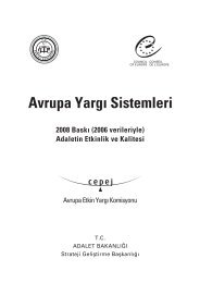 Avrupa YargÄ± Sistemleri - Strateji GeliÅtirme BaÅkanlÄ±ÄÄ± - Adalet ...