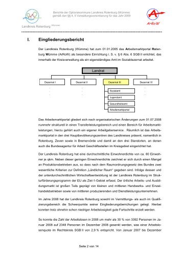 Eingliederungsbericht Landkreis Rotenburg (Wümme) (2009)