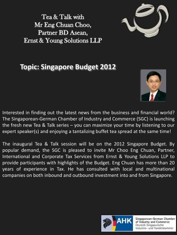 Topic: Singapore Budget 2012