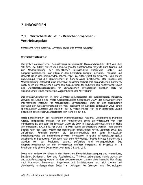 ASEAN - Leitfaden zur Geschäftstätigkeit - AHK Singapur