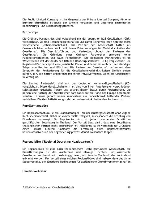 ASEAN - Leitfaden zur Geschäftstätigkeit - AHK Singapur