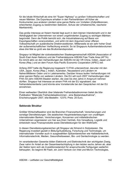 ASEAN - Leitfaden zur Geschäftstätigkeit - AHK Singapur