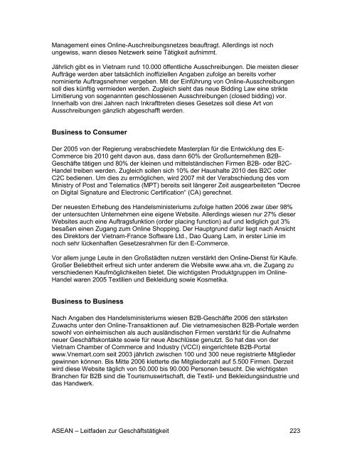 ASEAN - Leitfaden zur Geschäftstätigkeit - AHK Singapur