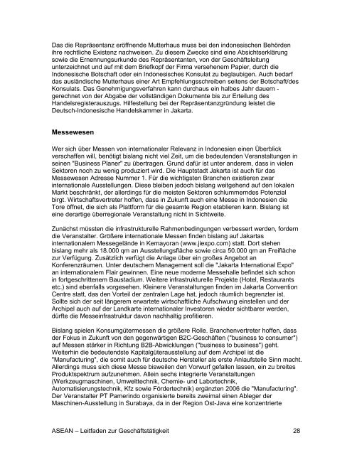 ASEAN - Leitfaden zur Geschäftstätigkeit - AHK Singapur