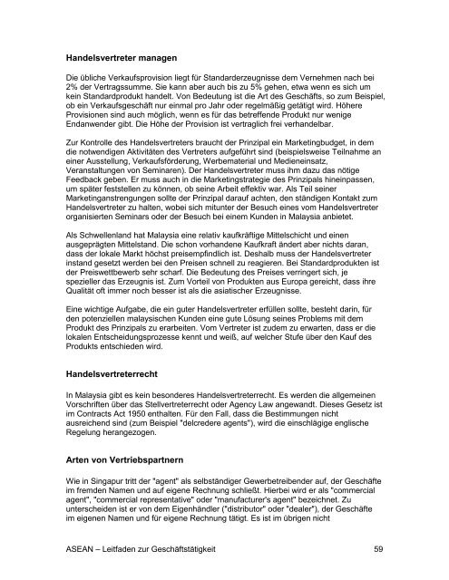 ASEAN - Leitfaden zur Geschäftstätigkeit - AHK Singapur