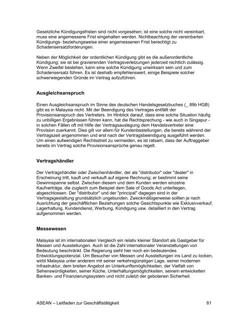 ASEAN - Leitfaden zur Geschäftstätigkeit - AHK Singapur