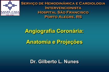 Aula 4 - Angiografia CoronÃ¡ria: Anatomia e ProjeÃ§Ãµes