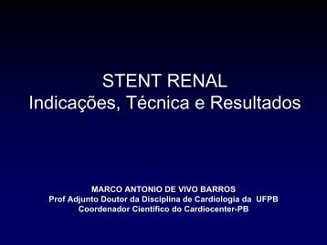 Aula 21 - Stent Renal