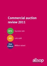 Commercial auction review 2011 - Allsop