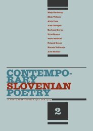 Contempo- rary Slovenian poetry 2 - Ljudmila