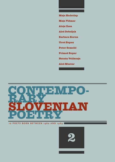 Contempo- rary Slovenian poetry 2 - Ljudmila