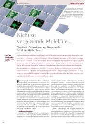 Nicht zu vergessende Moleküle ... Flexibles »Networking - CEF-MC