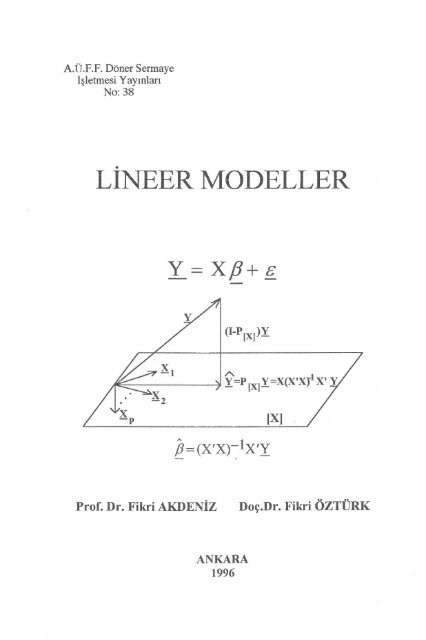 LÄ°NEER MODELLER