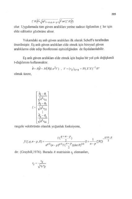 LÄ°NEER MODELLER