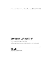 student leadership - SCAD Blogs - Savannah College of Art and ...