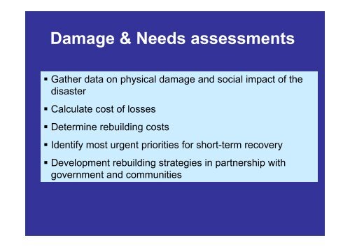 DISABILITY & DISASTER