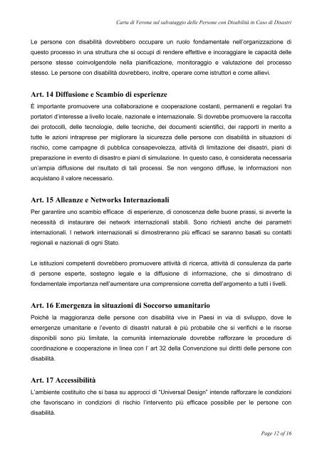 âLA CARTA DI VERONAâ - Ufficio Rapporti Internazionali - ULSS 20 ...