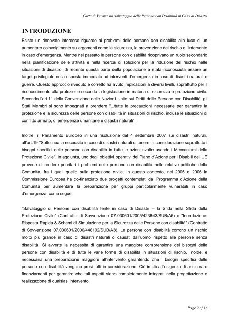 âLA CARTA DI VERONAâ - Ufficio Rapporti Internazionali - ULSS 20 ...