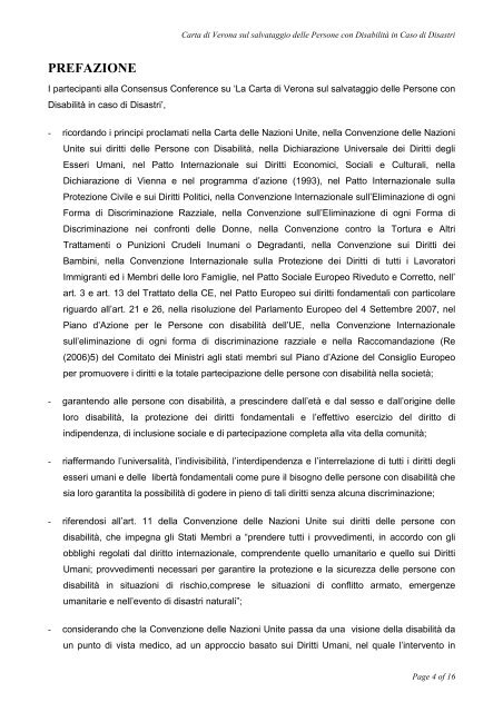 âLA CARTA DI VERONAâ - Ufficio Rapporti Internazionali - ULSS 20 ...