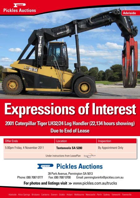 Download the 2 Page Flyer - Pickles Auctions