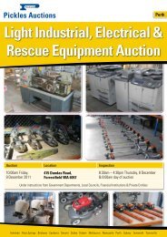 Light Industrial, Electrical & Rescue Equipment ... - Pickles Auctions