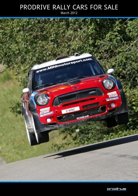 Prodrive Rally Cars For Sale