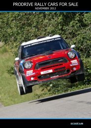 PRODRIVE RALLY CARS FOR SALE