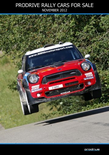 PRODRIVE RALLY CARS FOR SALE