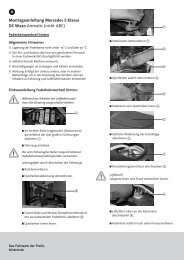 Montageanleitung Mercedes S Klasse DC W220 Airmatic (nicht ABC)