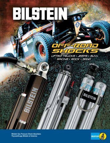 Bilstein Gas Pressure Shock Absorbers ThyssenKrupp Bilstein of ...