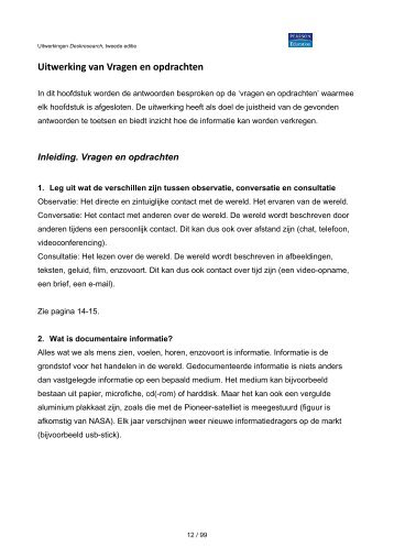 Uitwerkingen Deskresearch.pdf - Pearson