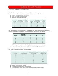 Additional Homework Problems for Chapter 3 - Pearson