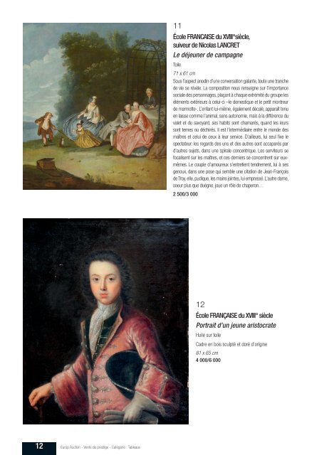 Catalogue de la vente - Camille Burgi