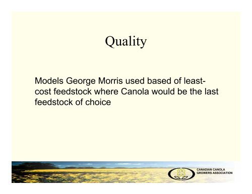 Download presentation - Canola Council of Canada