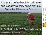 Analysis of Weather, Microclimate and Canopy Density on ...