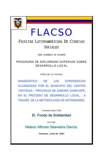 capÃ­tulo i - Flacso Andes