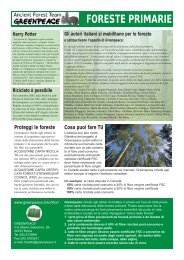 FORESTE PRIMARIE - Greenpeace Italia