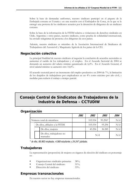 FederaciÃ³n Internacional de Trabajadores de las Industrias ...