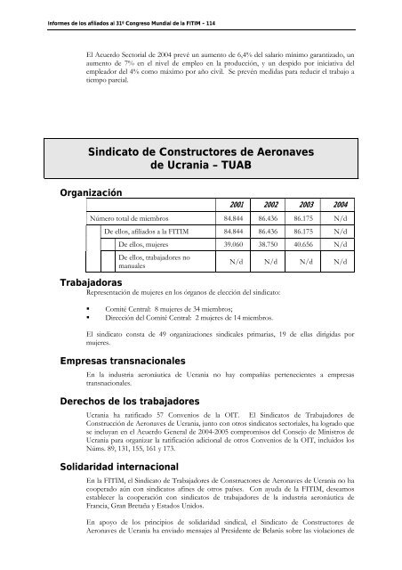 FederaciÃ³n Internacional de Trabajadores de las Industrias ...