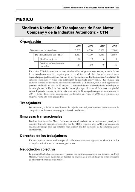 FederaciÃ³n Internacional de Trabajadores de las Industrias ...