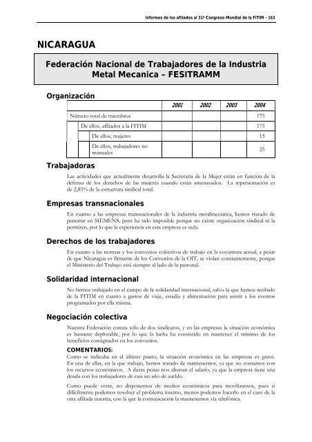 FederaciÃ³n Internacional de Trabajadores de las Industrias ...