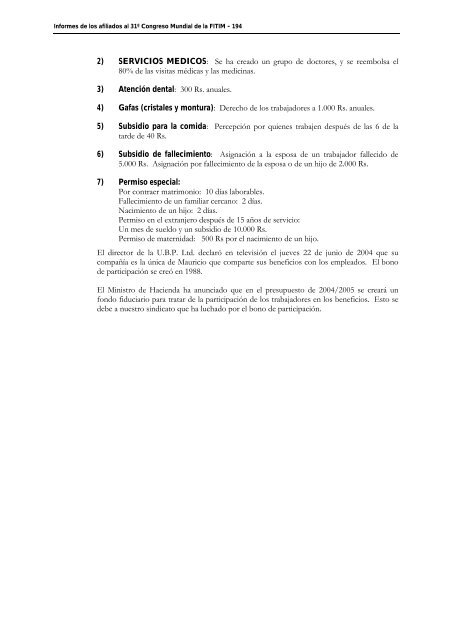 FederaciÃ³n Internacional de Trabajadores de las Industrias ...