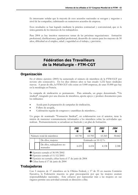 FederaciÃ³n Internacional de Trabajadores de las Industrias ...