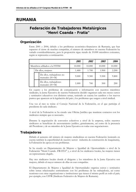 FederaciÃ³n Internacional de Trabajadores de las Industrias ...