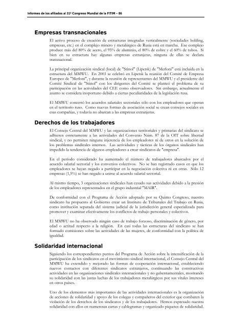 FederaciÃ³n Internacional de Trabajadores de las Industrias ...