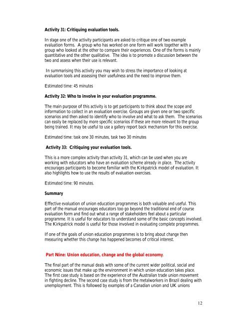 Tutor notes: Education Reflection Action (pdf)