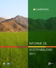 Reporte de Sostenibilidad 2011 - Camposol