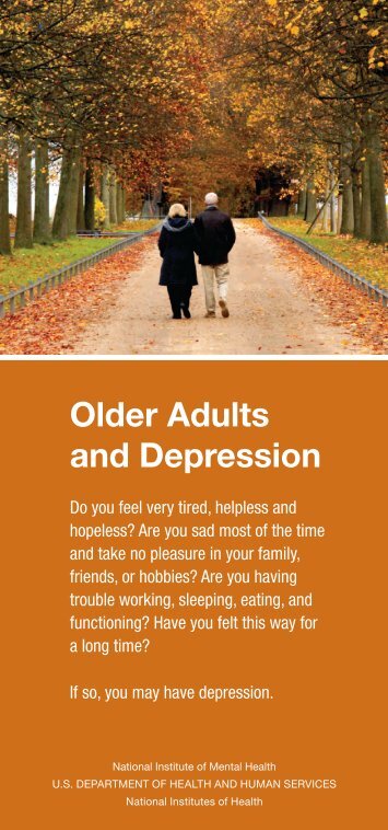 Older Adults and Depression - NIMH - National Institutes of Health