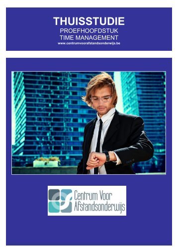 CURSUS TIME MANAGEMENT - Ondernemersschool