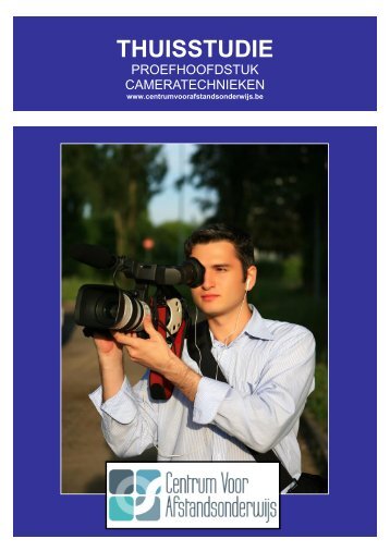 CURSUS CAMERATECHNIEKEN - Ondernemersschool